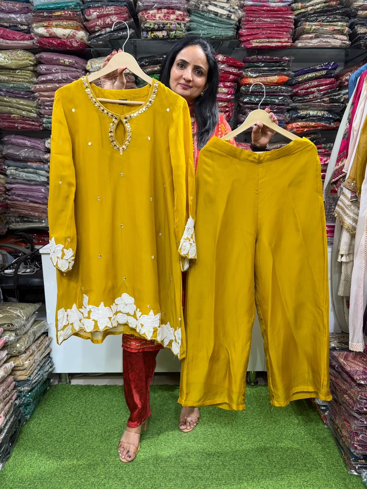 Designer-Coord-Set-with-Patch-Work