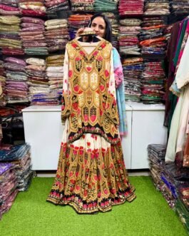 SCD-109 Designer Digital Print Suit Set with Necklace Dupatta