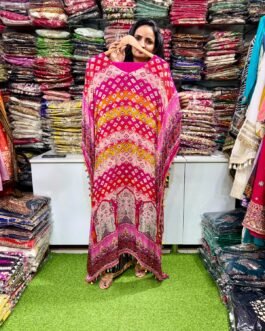 SCD-114 Designer Pure Chinon Kaftan Set
