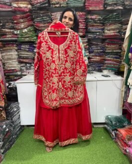 SCD-124 KarvaChauth Special Sharara Suit Set