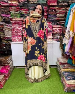 SCD-130 Designer Pure Crape C Cut Suit Set