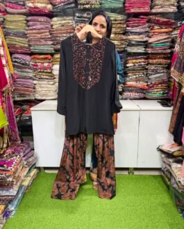 SCD-91 Pure Crape Farshi Coord Set