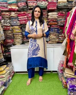 SCD- 182 Designer Gajji C Cut Coord Set