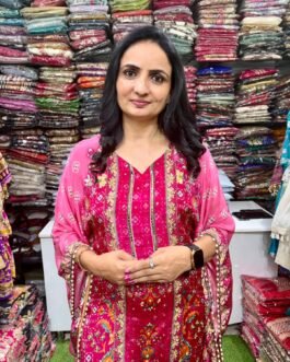 SCD- 139 Designer Indo Western Tulip Coord Set