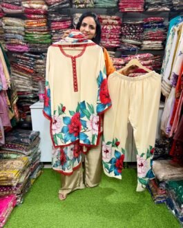 SCD-161 Pure Crape Digital Print Suit Set
