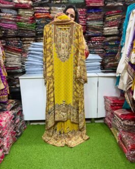 SCD- 147 Pure Crape Pakistani Style Suit Set
