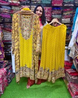 SCD- 147 Pure Crape Pakistani Style Suit Set