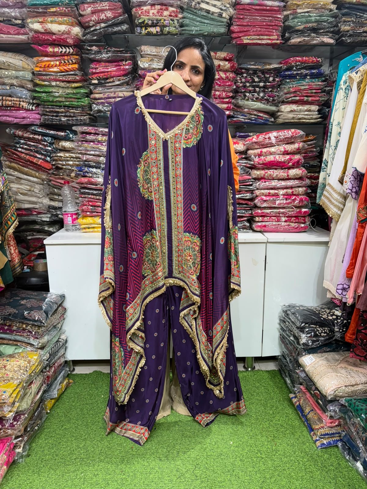 SCD- 156 Indo Western Kaftan Style Coord Set
