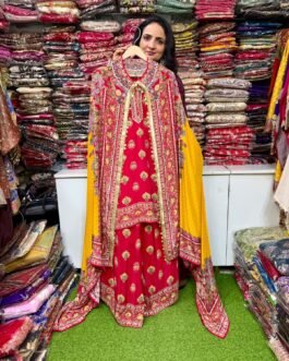 SCD -194 Designer Cape Style Party Wear Set